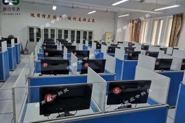 福建双迈升降屏风桌升降屏风考试桌